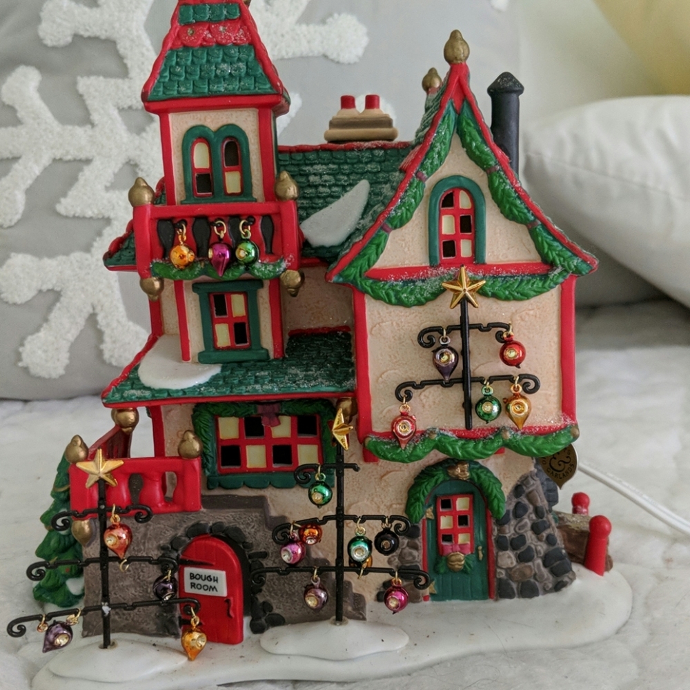 Lighted Christmas Village Shop (The Bough Room)